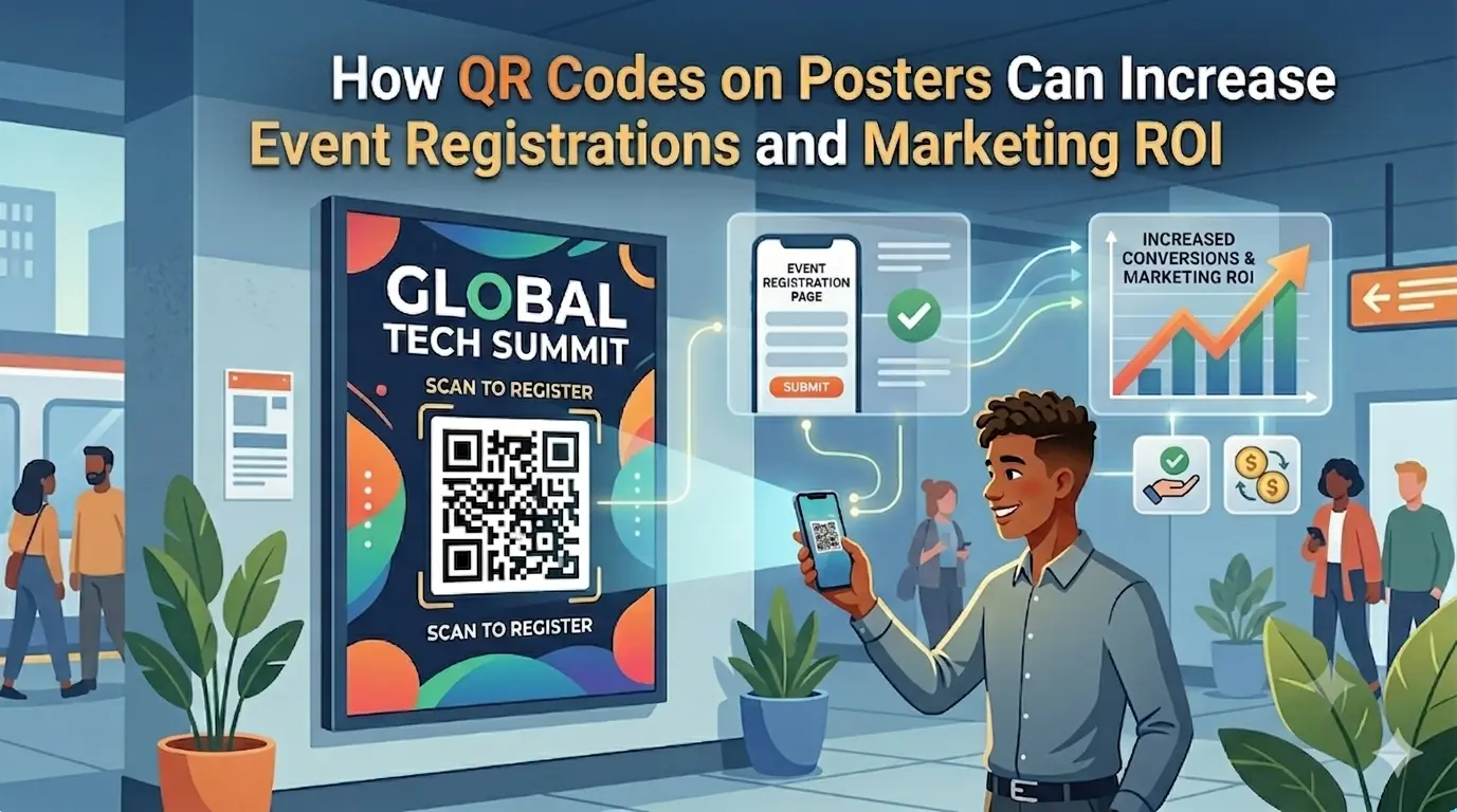 qr code on posters