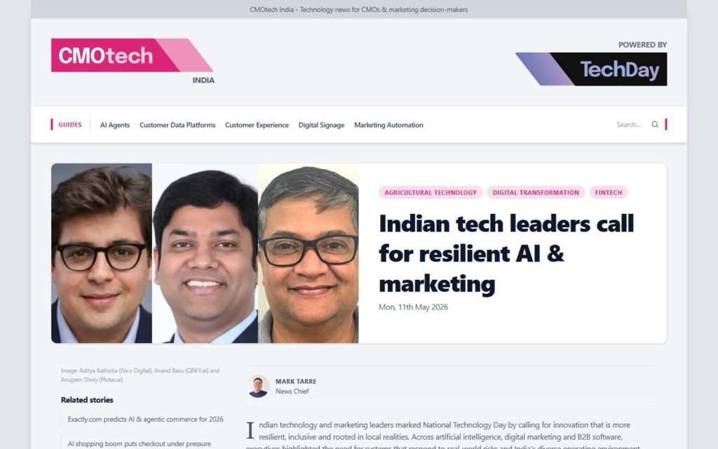 CMO Tech News