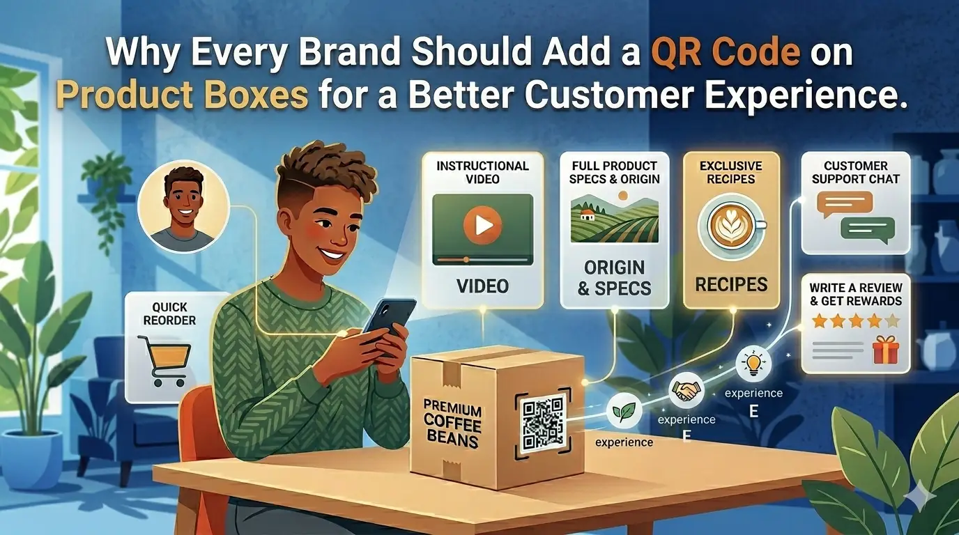Why Every Brand Should Add a QR Code on Product Boxes for a Better Customer Experience