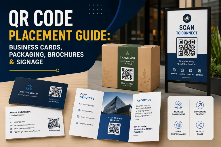 QR Code Placement Guide: Business Cards, Packaging, Brochures & Signage