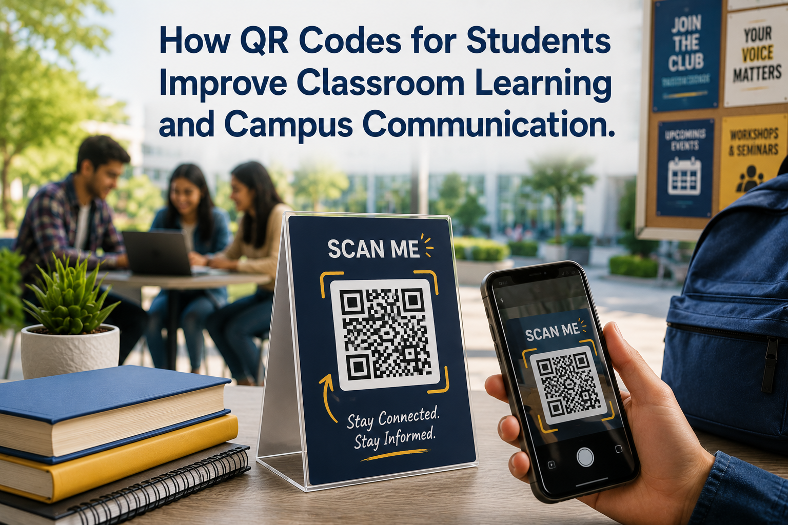 How QR Codes for Students Improve Classroom Learning and Campus Communication