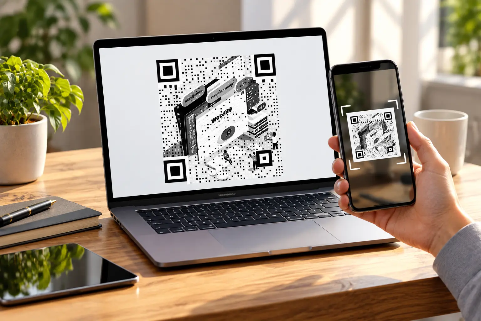 QR code generator for URL