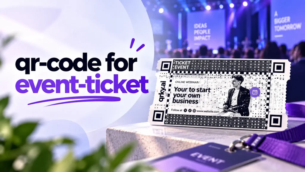 qr code for event tickets