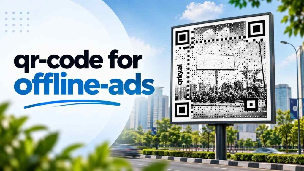 QR code for offline ads
