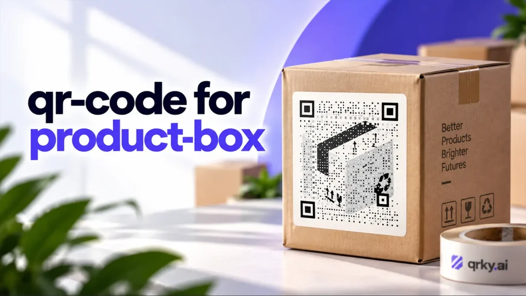 QR Code for Product Boxes