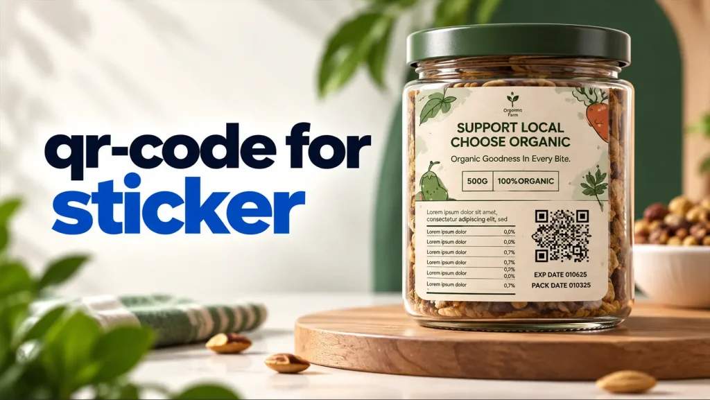 qr code for product sticker