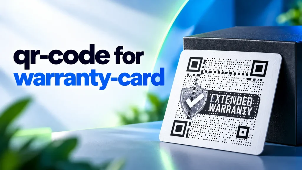 QR code for warranty card