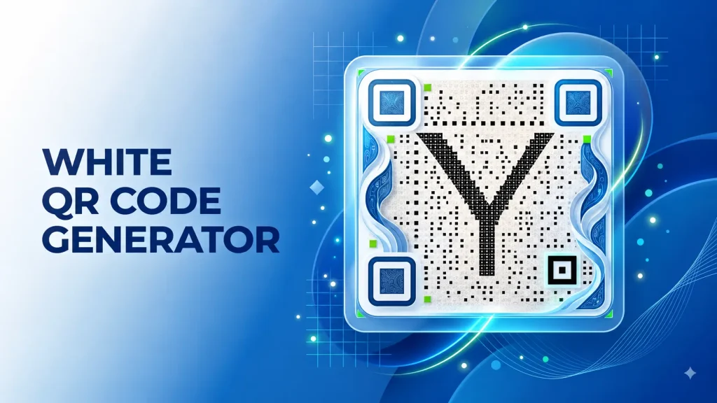 White QR Code Generator